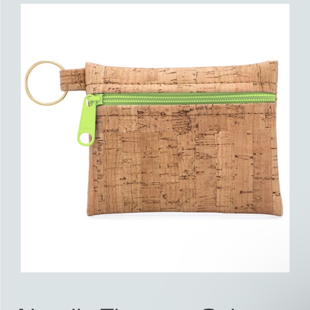 Natalie Therese Cork Keychain Pouch NWT
